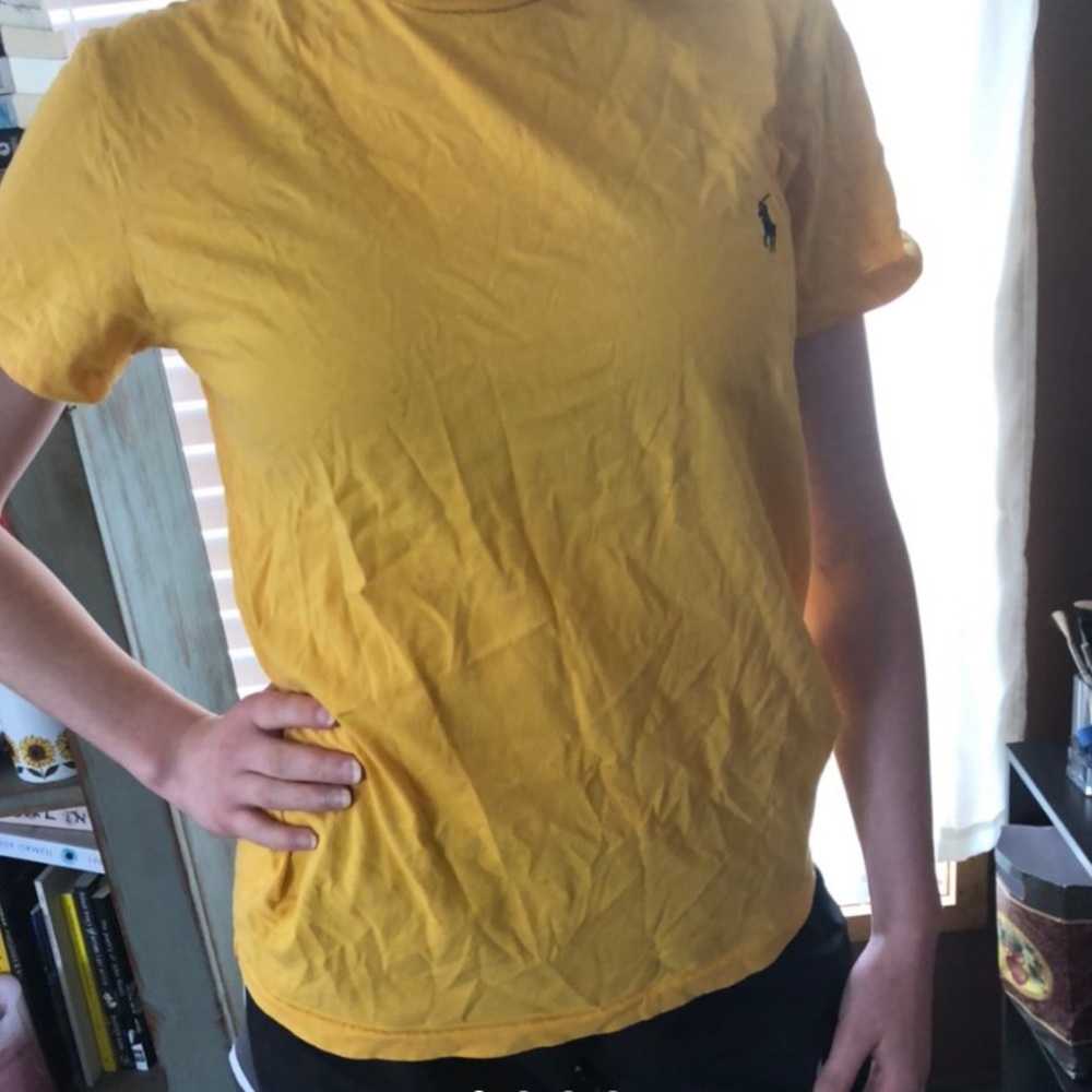 yellow ralph lauren tee